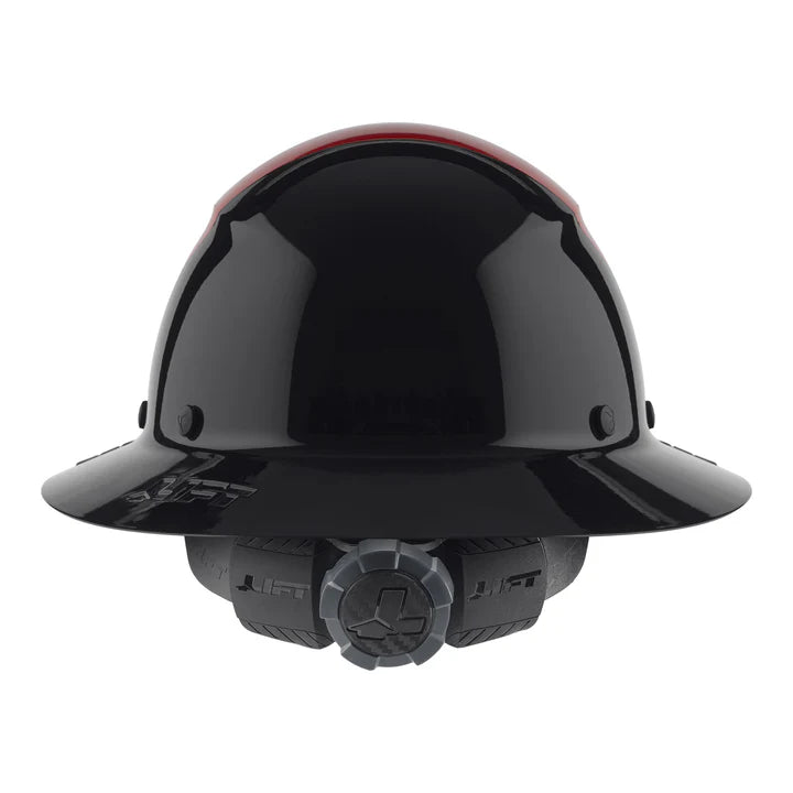 DAX FIFTY/50 RED FULL BRIM HARD HAT - RED