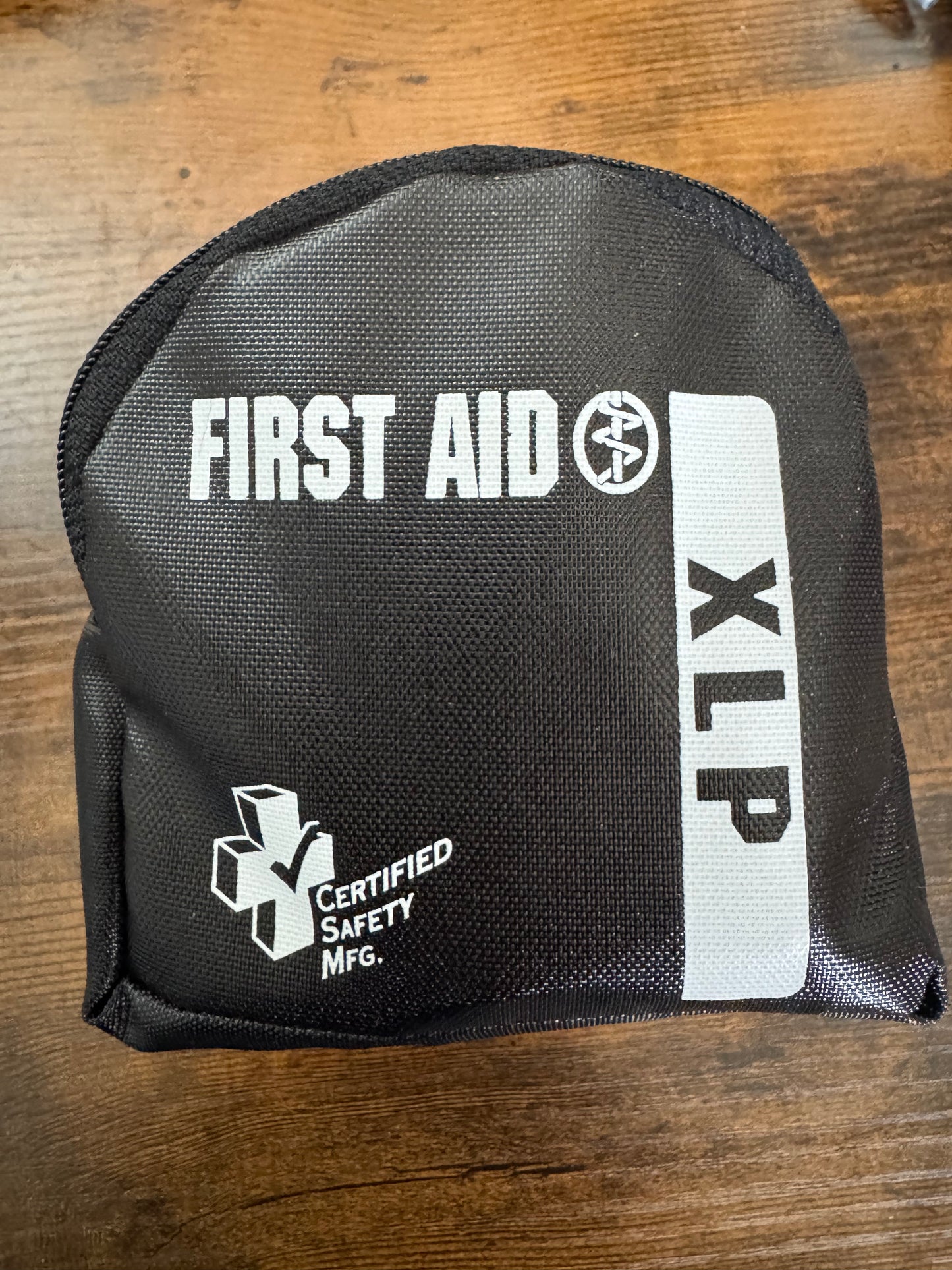 First Aid Kit - Portable Black Nylon First Aid Kit XLP