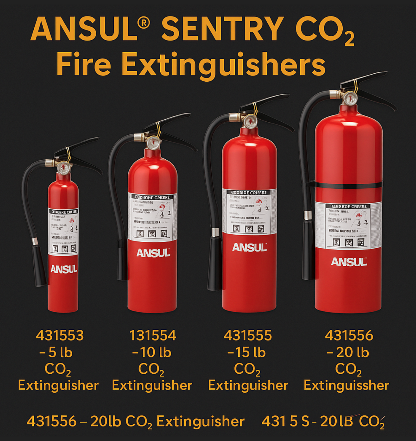 ANSUL® SENTRY - Co2 Fire Extinguishers