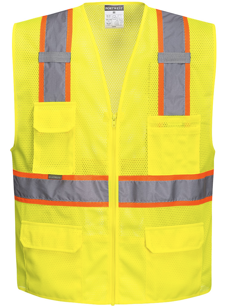 Portwest US374 Hi-Vis Mesh Breakaway Vest
