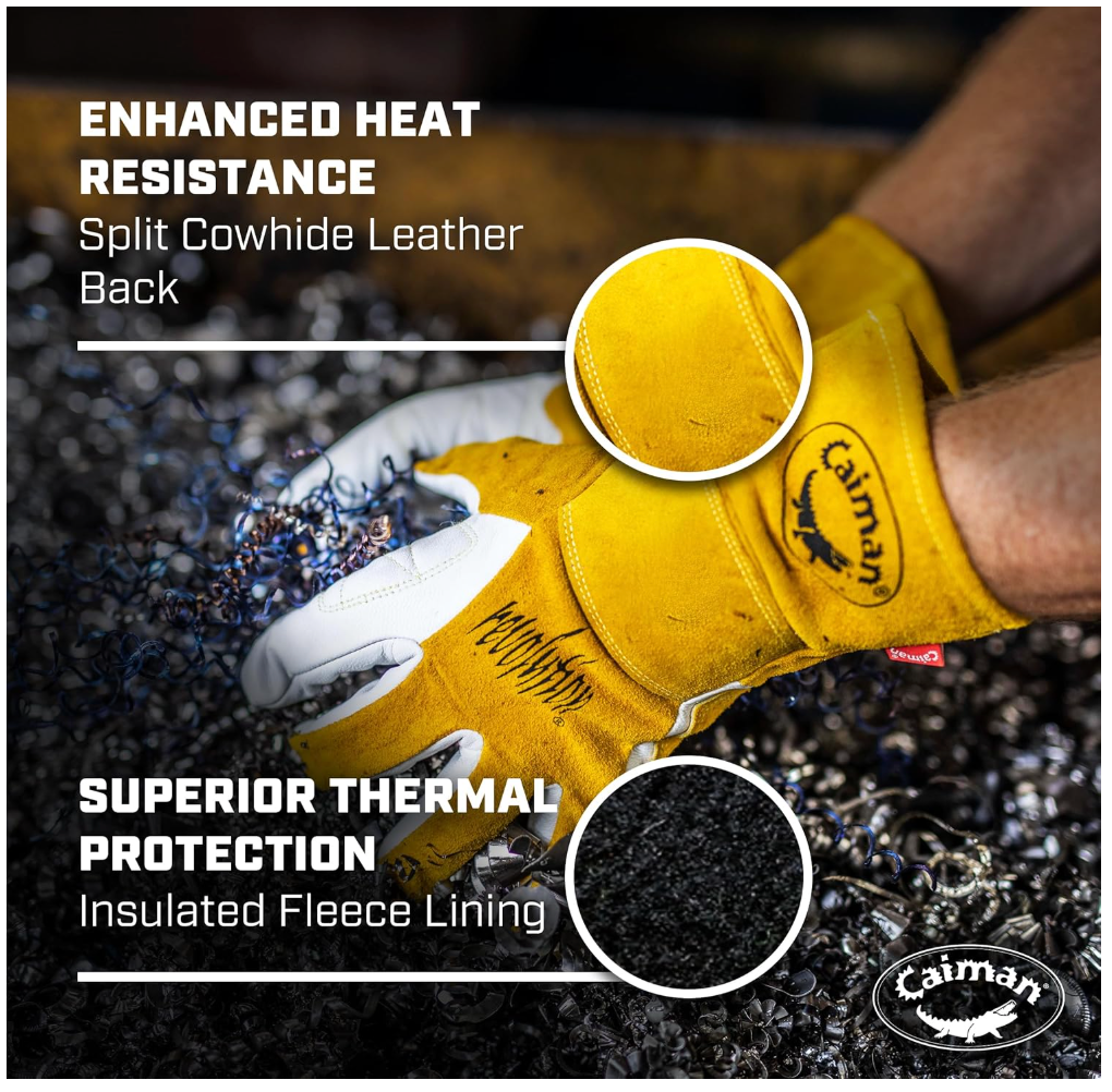 Caiman® 1540 Premium Boarhide™ MIG Welding Gloves