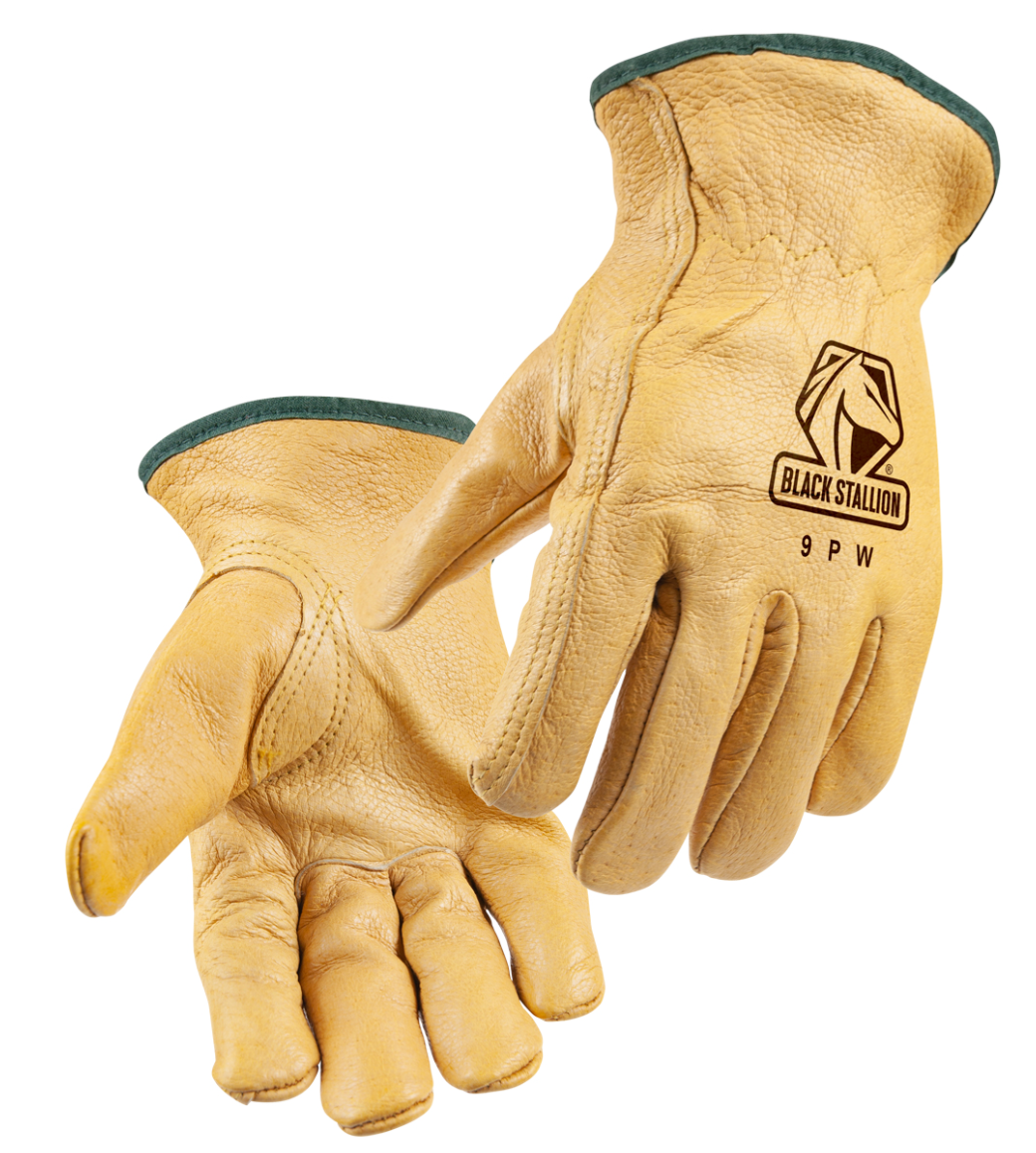Black Stallion 9PW Premium Grain Pigskin Winter Drivers Glove