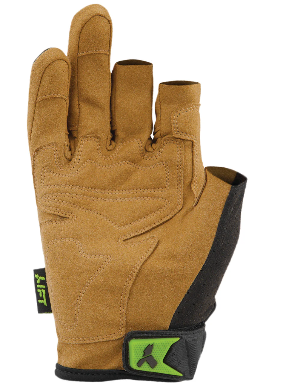 Lift Safety GFD-17KBR Framed Semi-Fingerless Glove