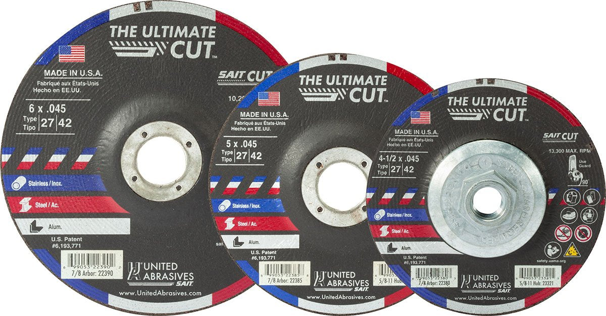 United Abrasives - Sait Cut 6 x .045 x 7/8