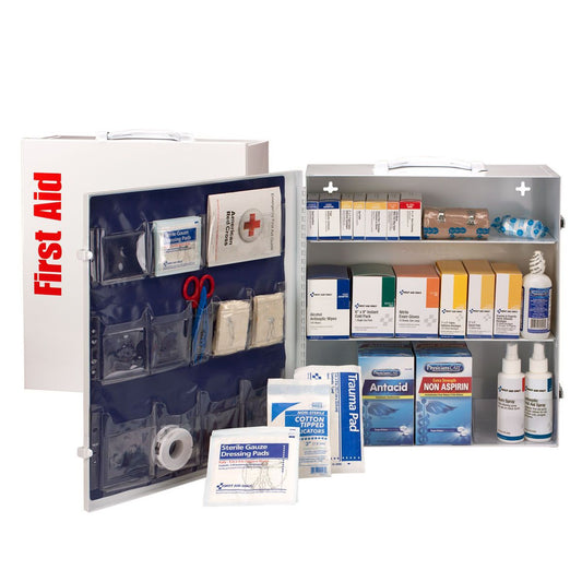 First Aid Only 91339 100 Person ANSI A 3 Shelf First Aid Cabinet