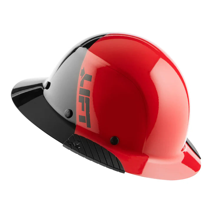 DAX FIFTY/50 RED FULL BRIM HARD HAT - RED