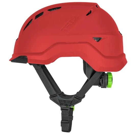 RADIX SAFETY HELMET RED- VENTED