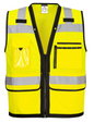 Portwest US378 Hi-Vis Two-Tone Mesh Surveyor Vest