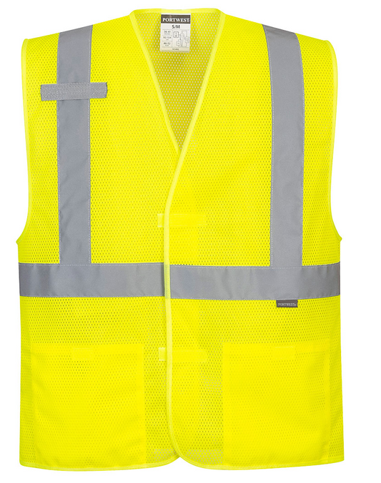 Portwest UC492 Hi-Vis Two-Tone Executive Softshell Jacket