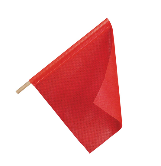 Safety Flag Co. SFKV24-27 Mesh Flag with Stick