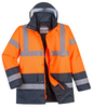 Portwest US467 Hi-Vis Two-Tone Waterproof Traffic Jacket