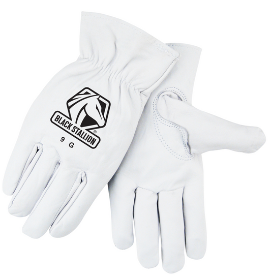 Black Stallion 9G Premium Grain Goatskin Driver’s Glove