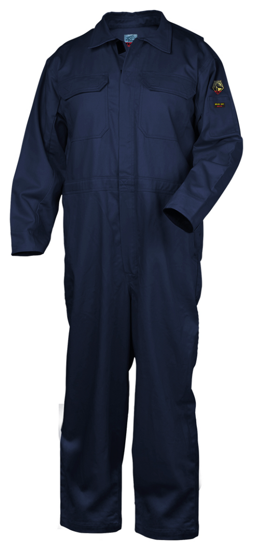 Black Stallion CF2215-NV TruGuard 300 FR Cotton Coverall – Navy