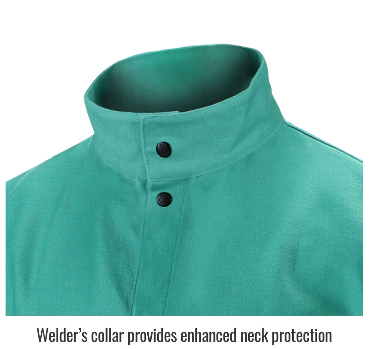 Black Stallion FO9-30C TruGuard™ 200 FR Cotton Welding Jacket – Green