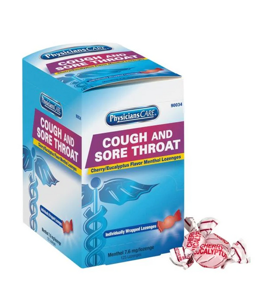 PhysiciansCare® Cold and Sore Throat Tablets – 125 Count