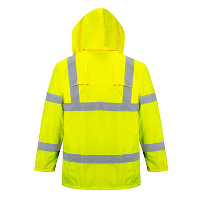 Hi-Vis Rain Traffic Jacket Yellow