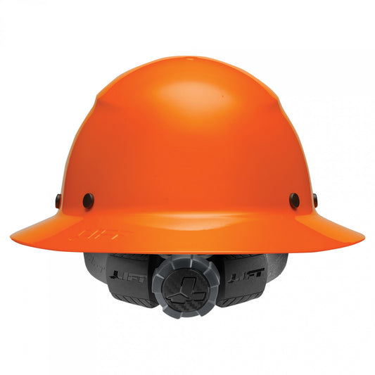 DAX High Vis Orange Full Brim Hard Hat