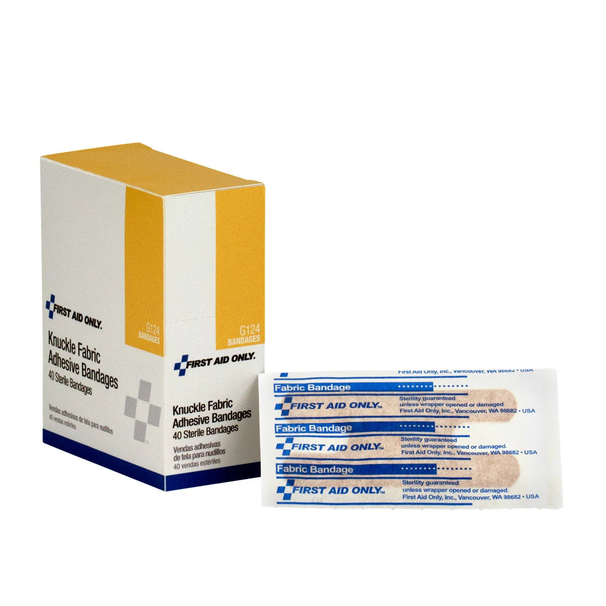 First Aid Only Knuckle Fabric Adhesive Bandages