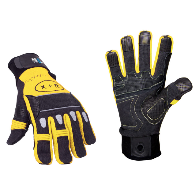 Pro-Tech 8 X+R Firefighting Gloves Red And Yellow