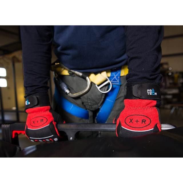 Pro-Tech 8 X+R Firefighting Gloves Red And Yellow